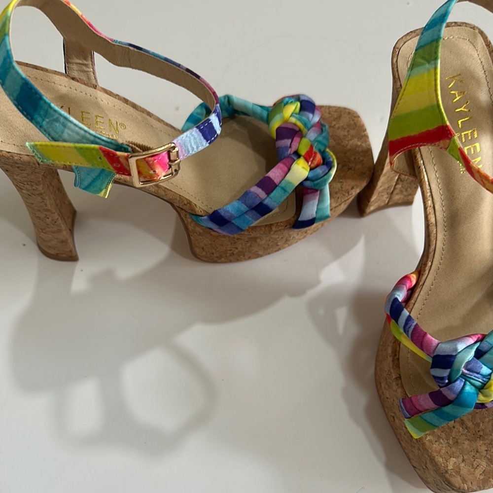 Colorful Strappy heels - Picture 4 of 5